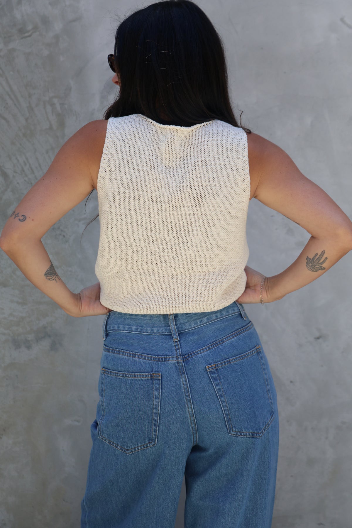 Summer Sand Knit Top