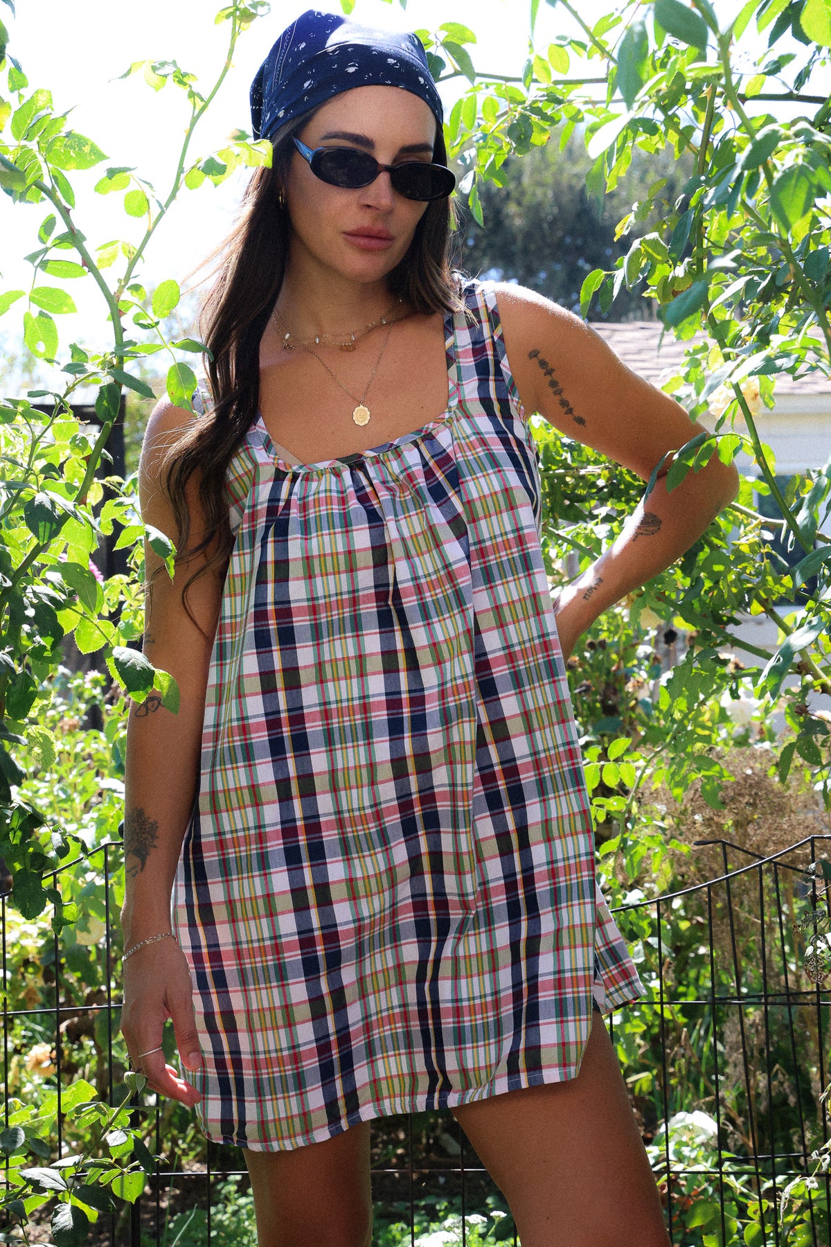 The Everywhere Dress (Primary Plaid)