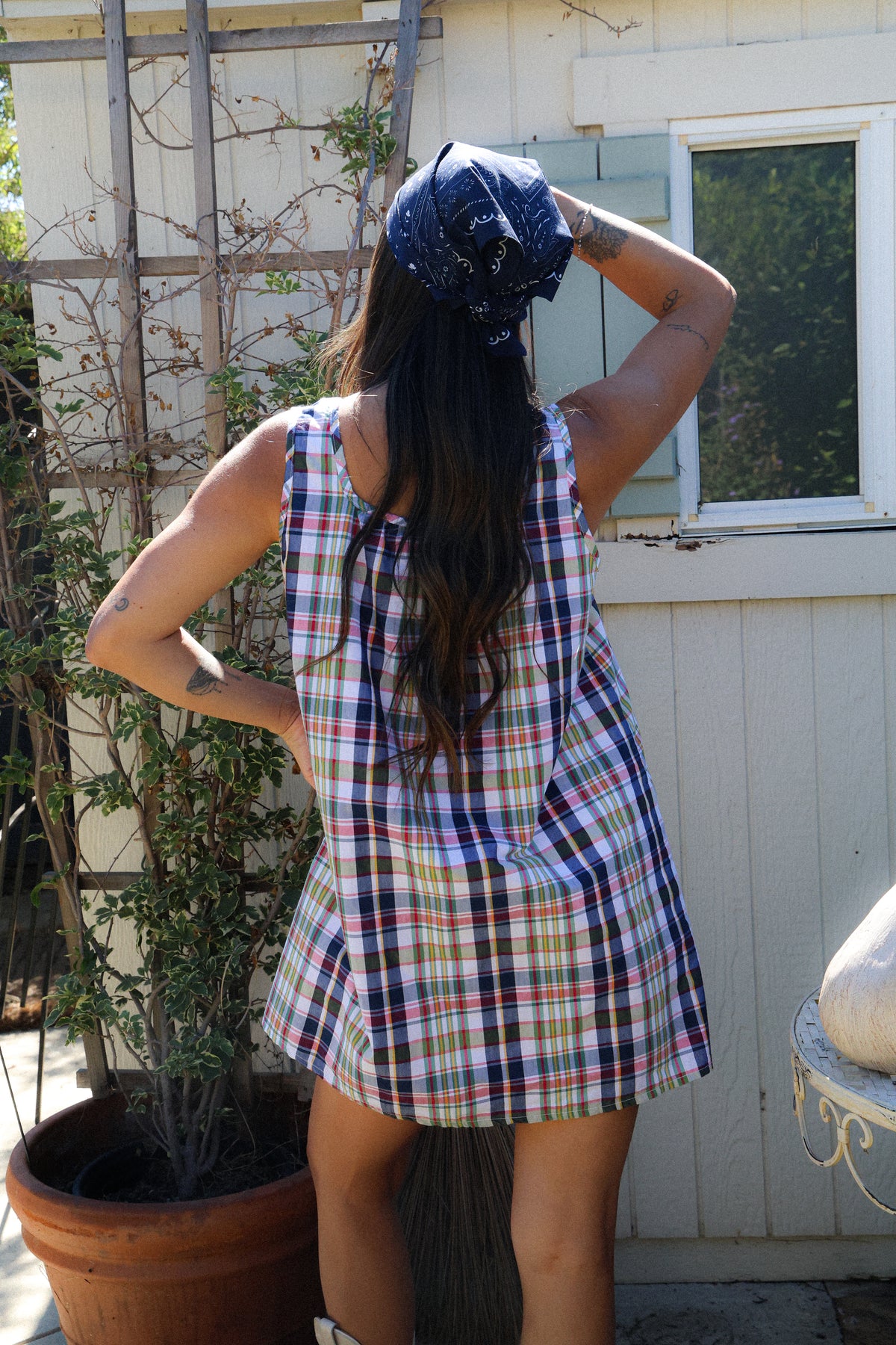 The Everywhere Dress (Primary Plaid)