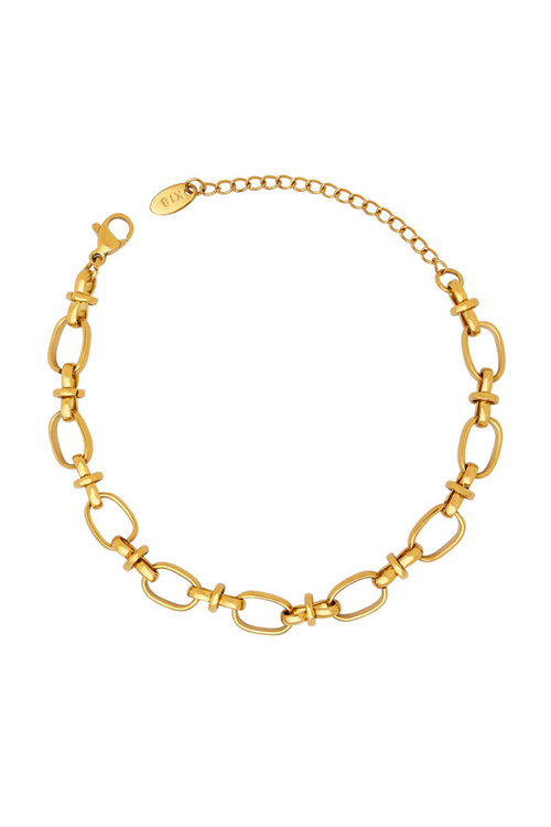 Saylor Link Necklace (Gold Plated)
