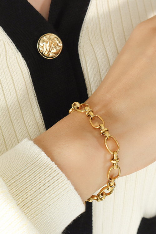 Saylor Link Bracelet (Gold Plated)