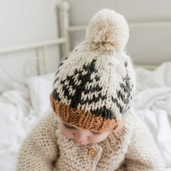 Huggalugs - Forest Knit Beanie Hat: M (6-24 months)