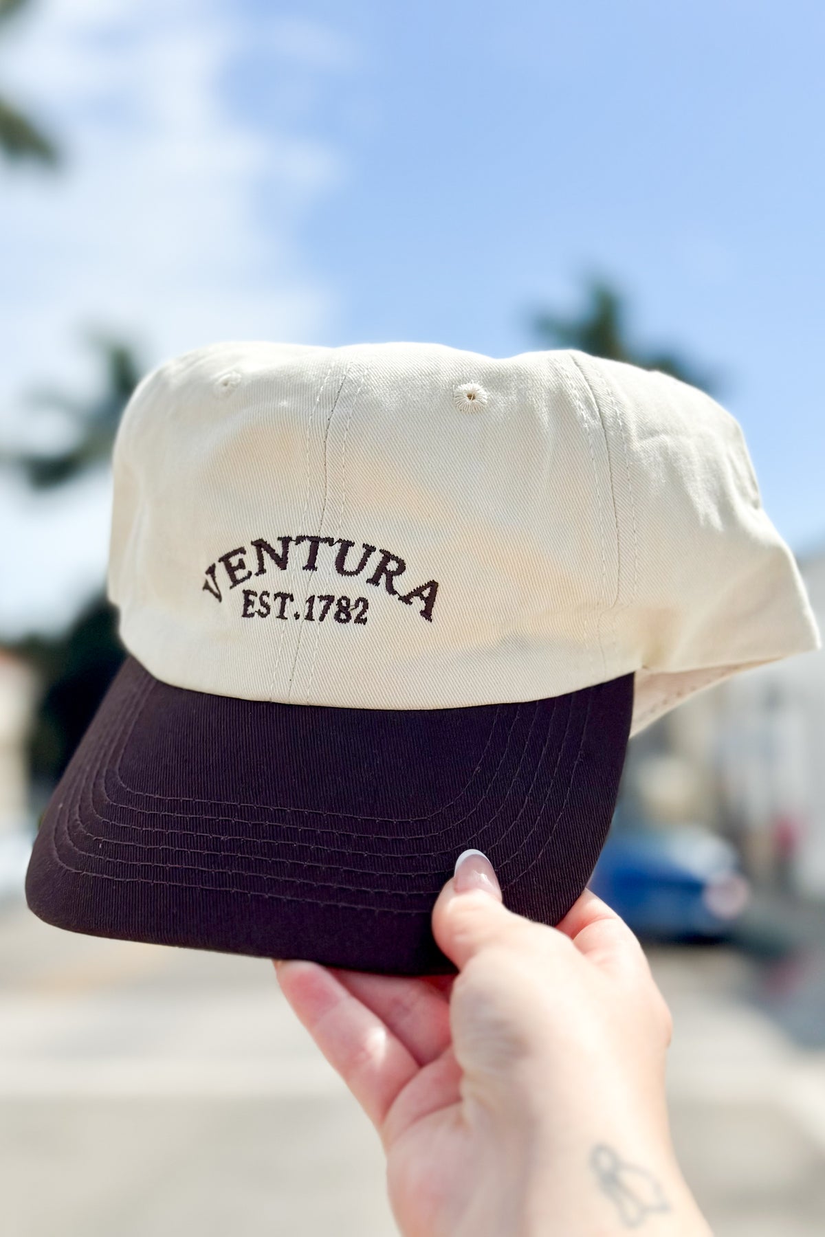 Ventura EST. 1782 Dad Hat (Khaki/Brown)