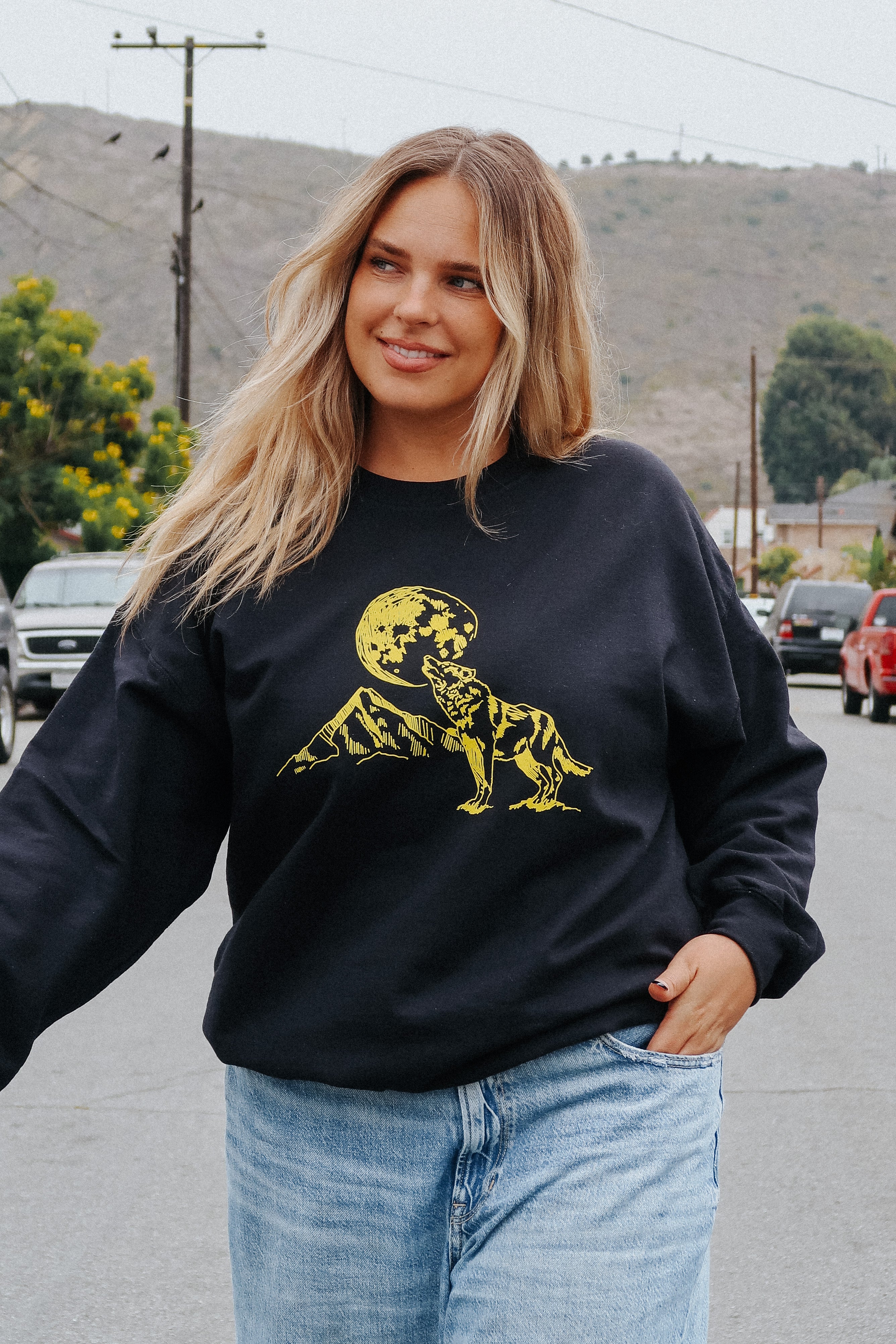 Howl-O-Ween Glow in The Dark Sweatshirt