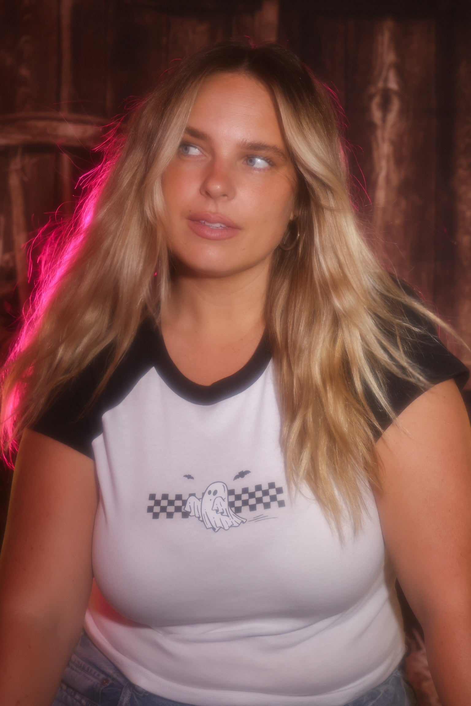 Speed Boo Baseball Tee
