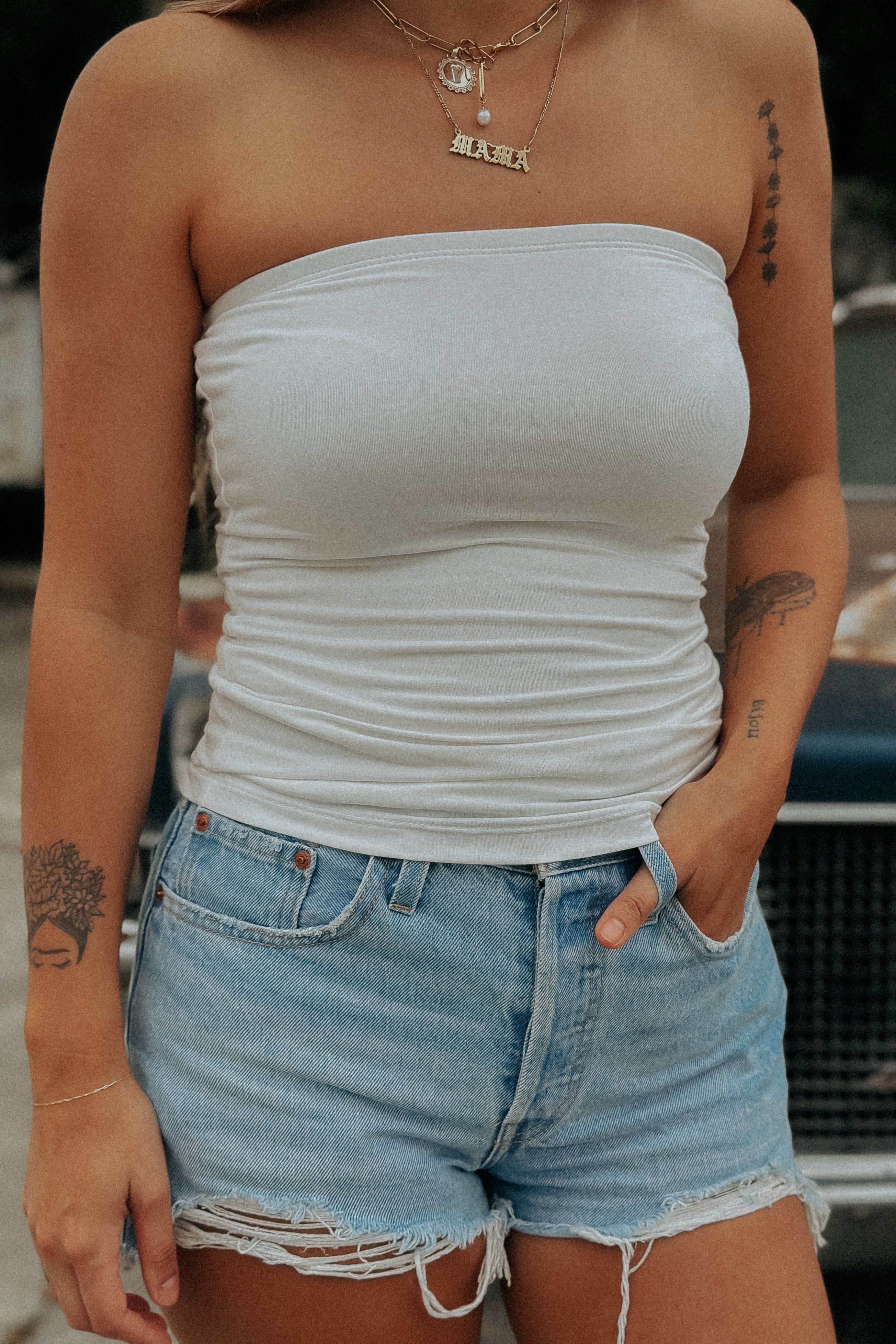 Back To Basic Tube Top (Ivory)