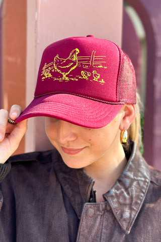 Cows Come Home Trucker Hat (Gold)