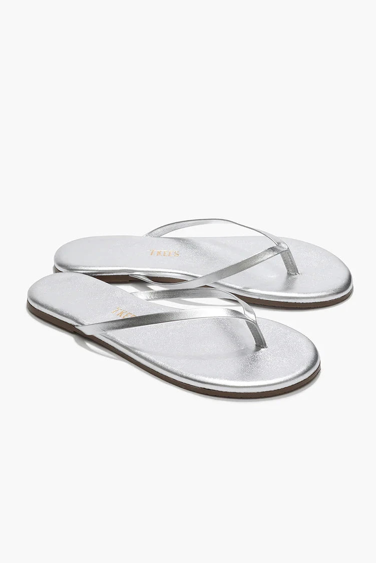 Lily Metallics Leather Flip Flops (Fairylust)
