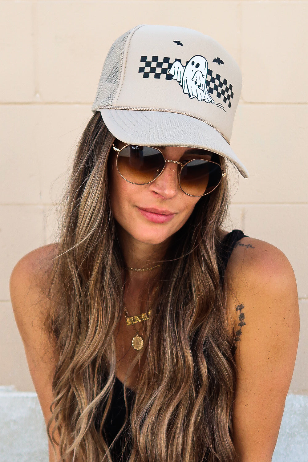 Speed Boo Trucker Hat (Khaki)