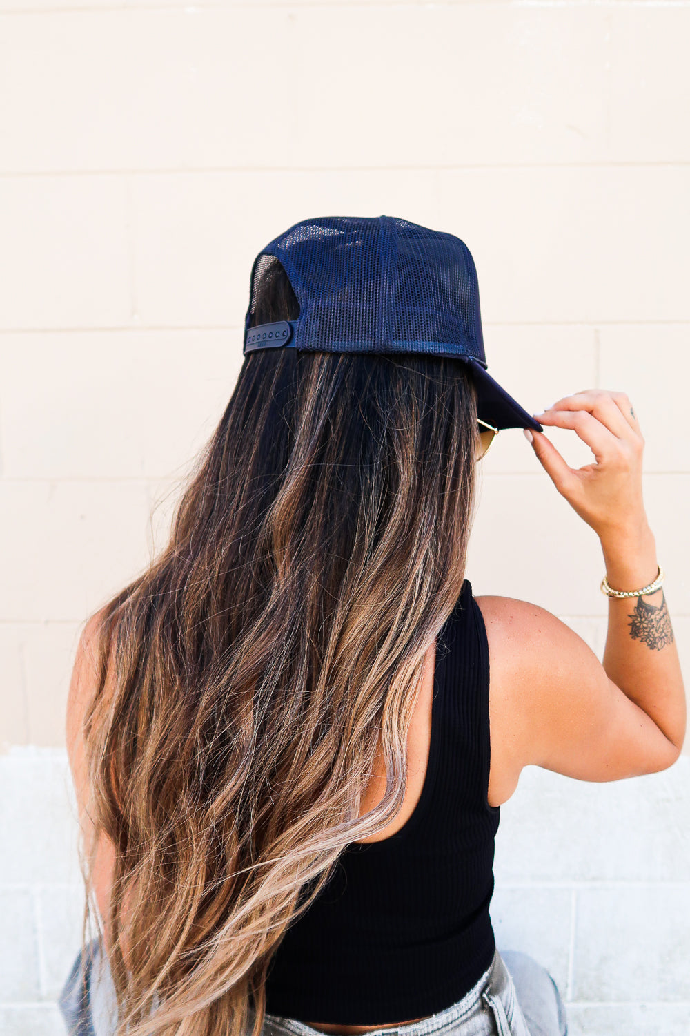 Lucky Roll Trucker Hat (Navy)