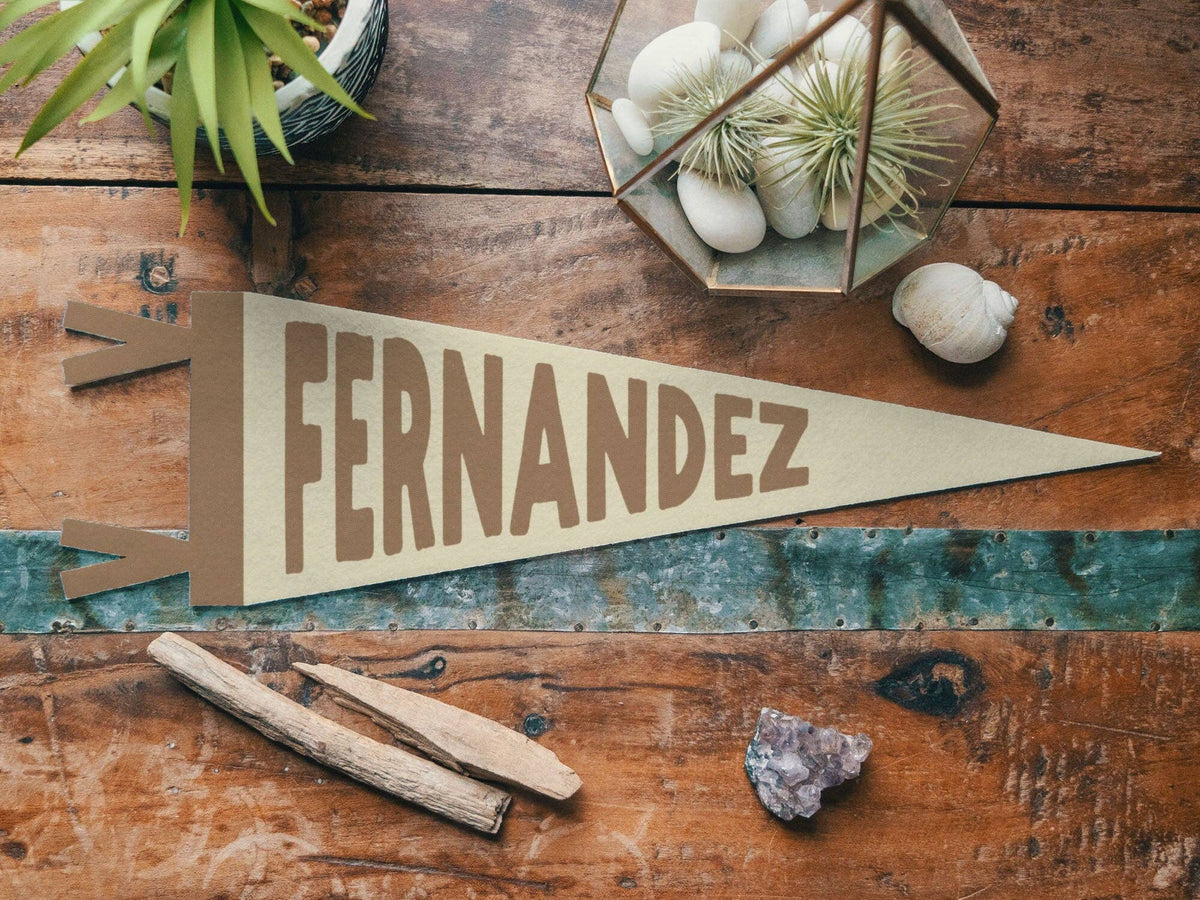 Howdy Felt Pennant