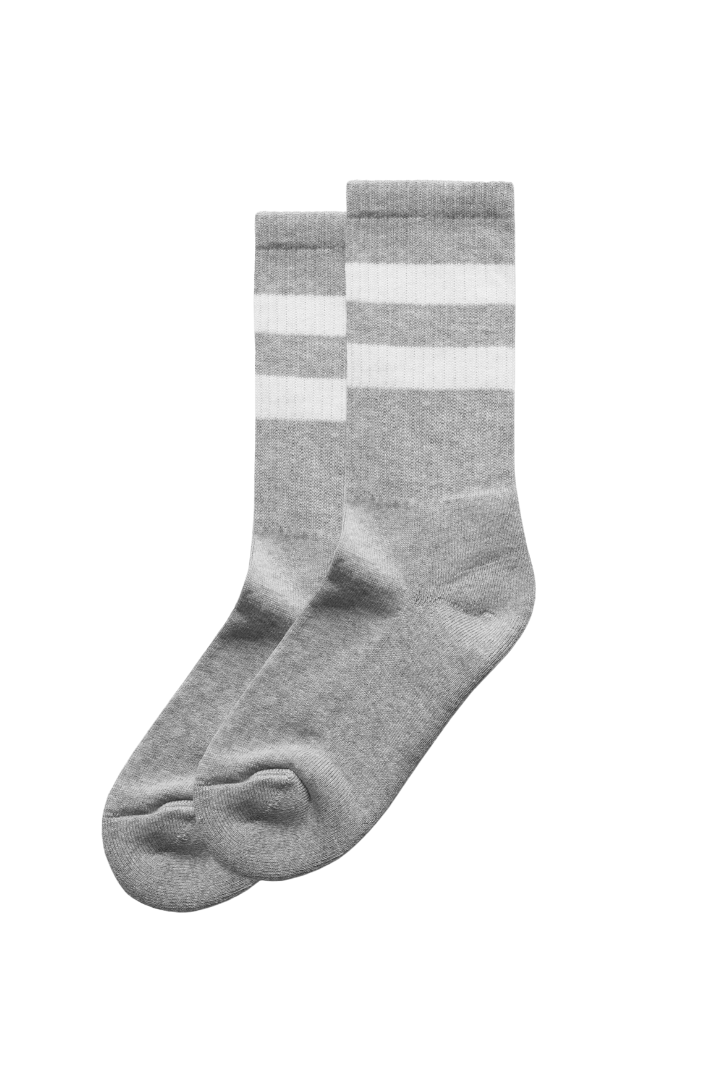 Relax Stripe Sock (Grey)