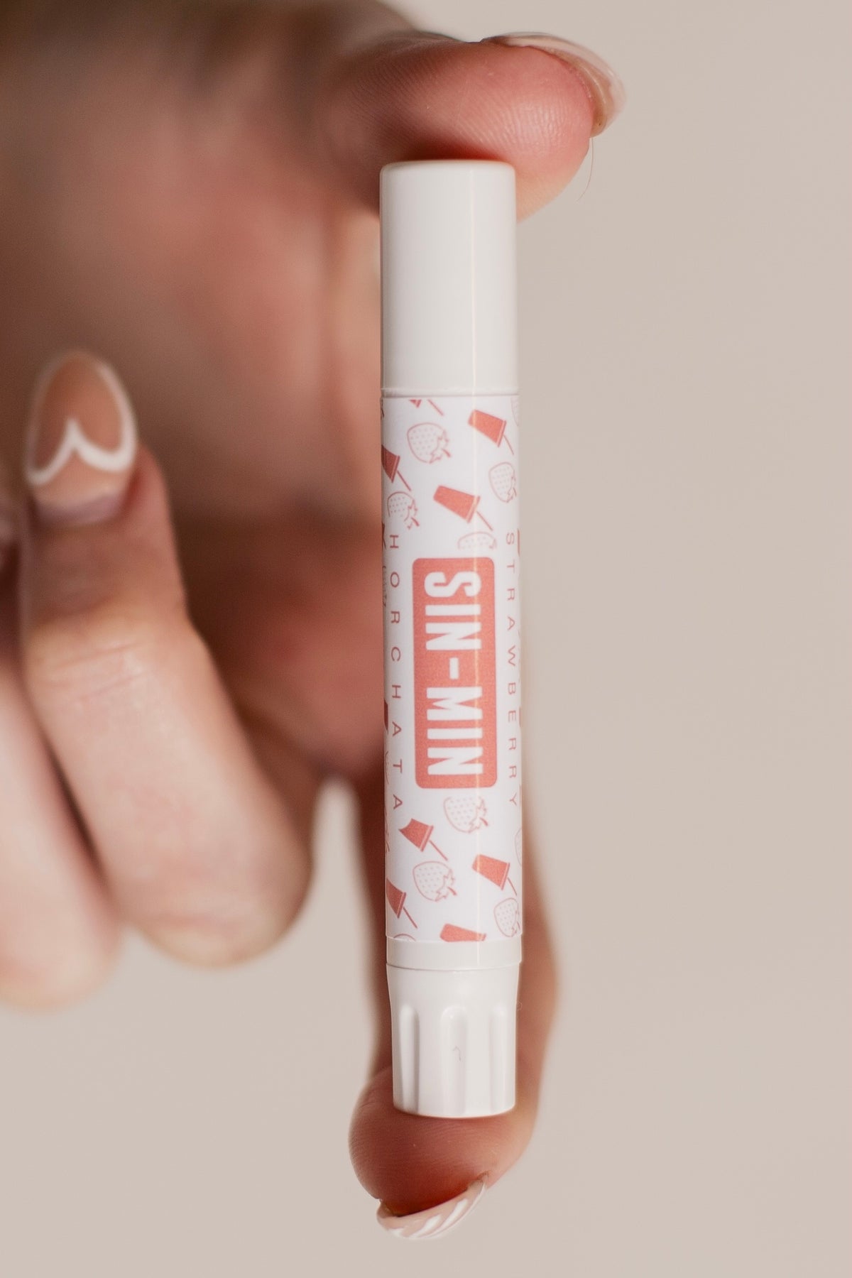 SIN-MIN Strawberry Horchata Lip Balm