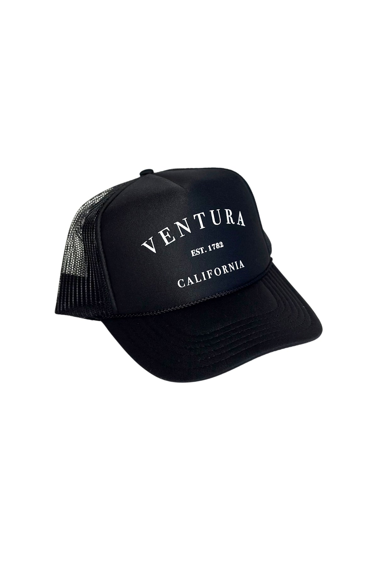 Ventura EST. 1782 Trucker Hat (Black)