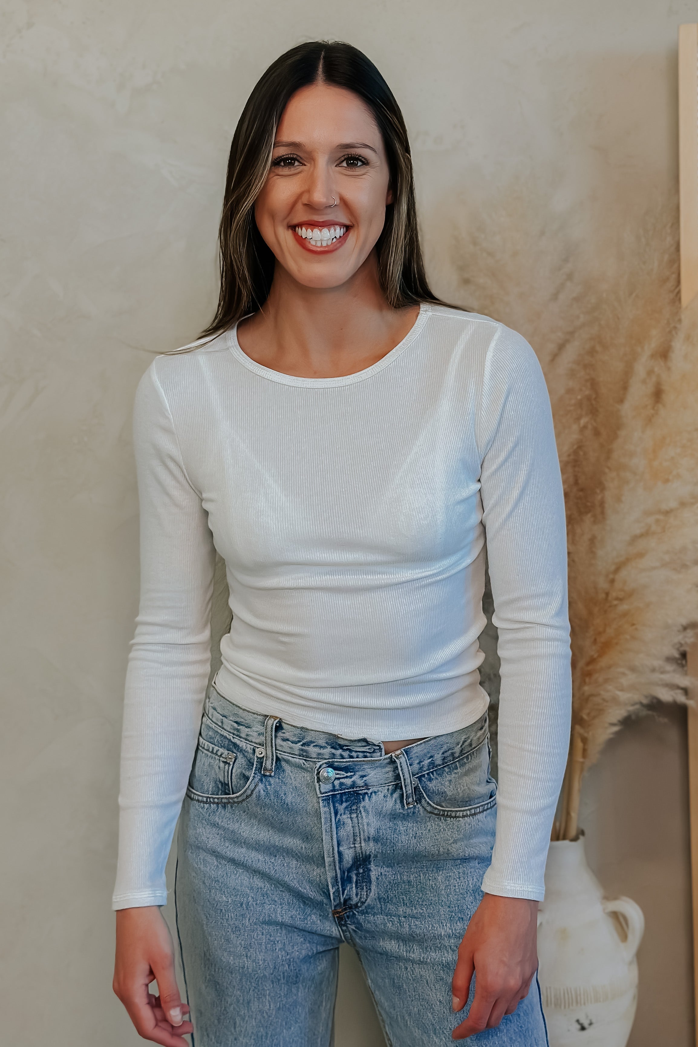 Under It All Layering Top (White) - FINAL SALE