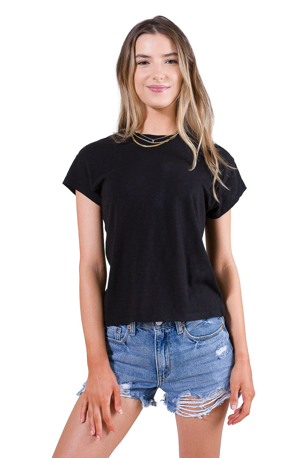 Modern Slub Tee (Black) - FINAL SALE