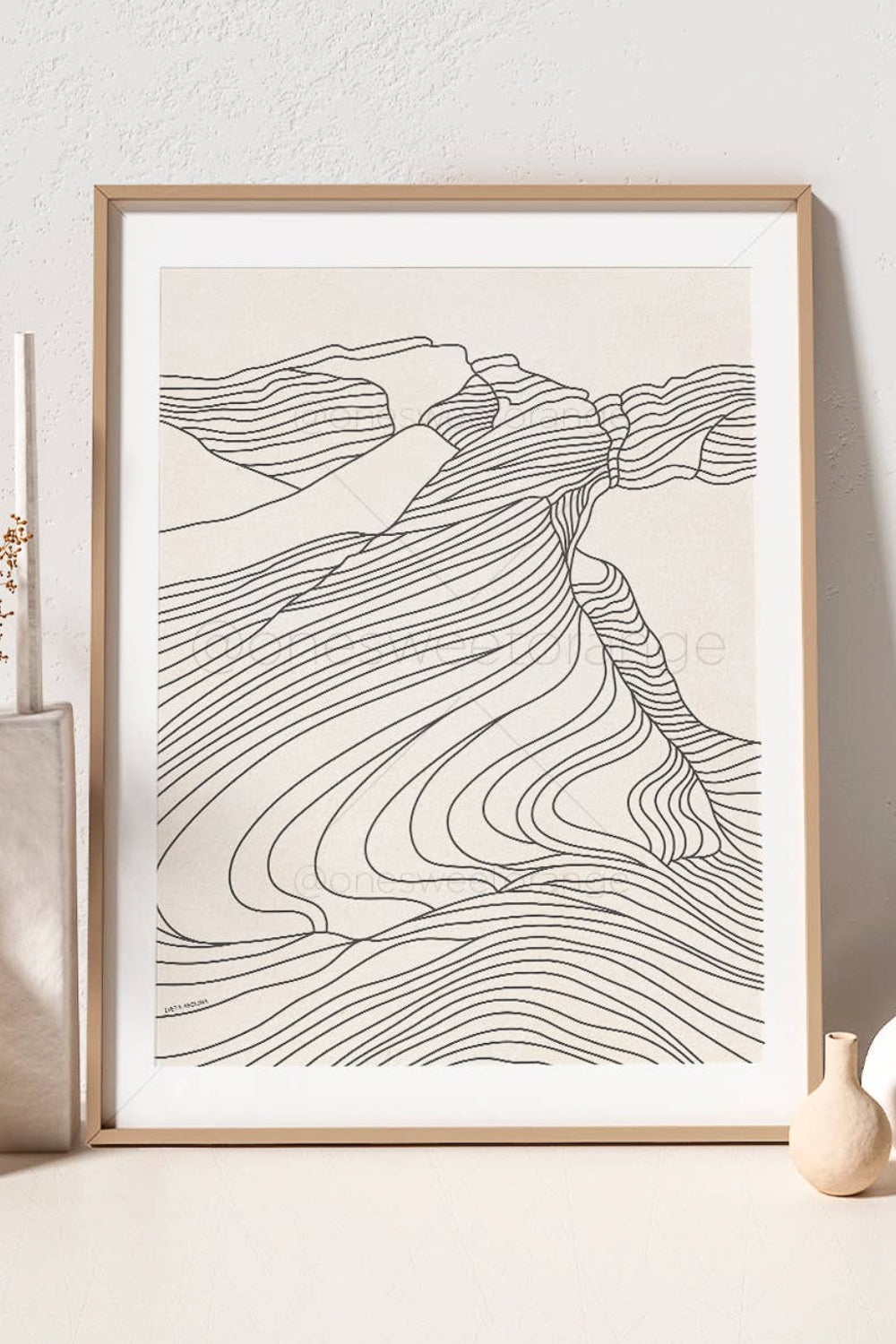 Mountain Line Print - 8