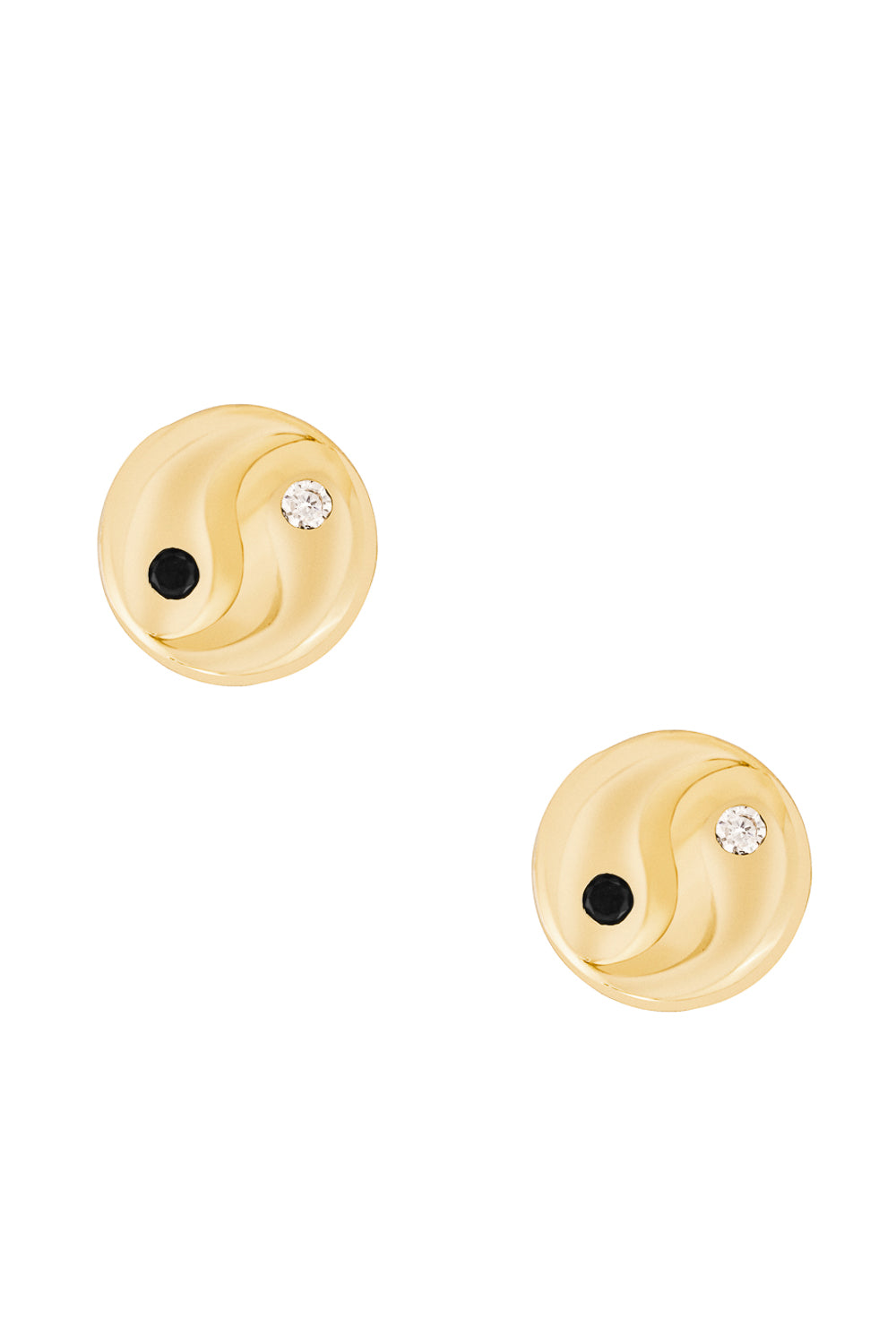 Yin Yang Stud Earrings