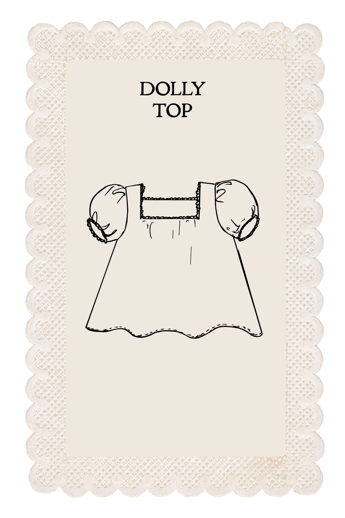 PRE-ORDER The Dolly Top (Cute Gingham)
