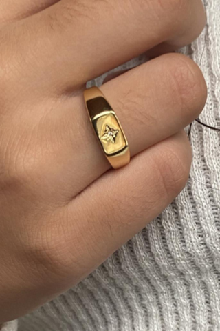 Roped In Ring (Gold Plated)