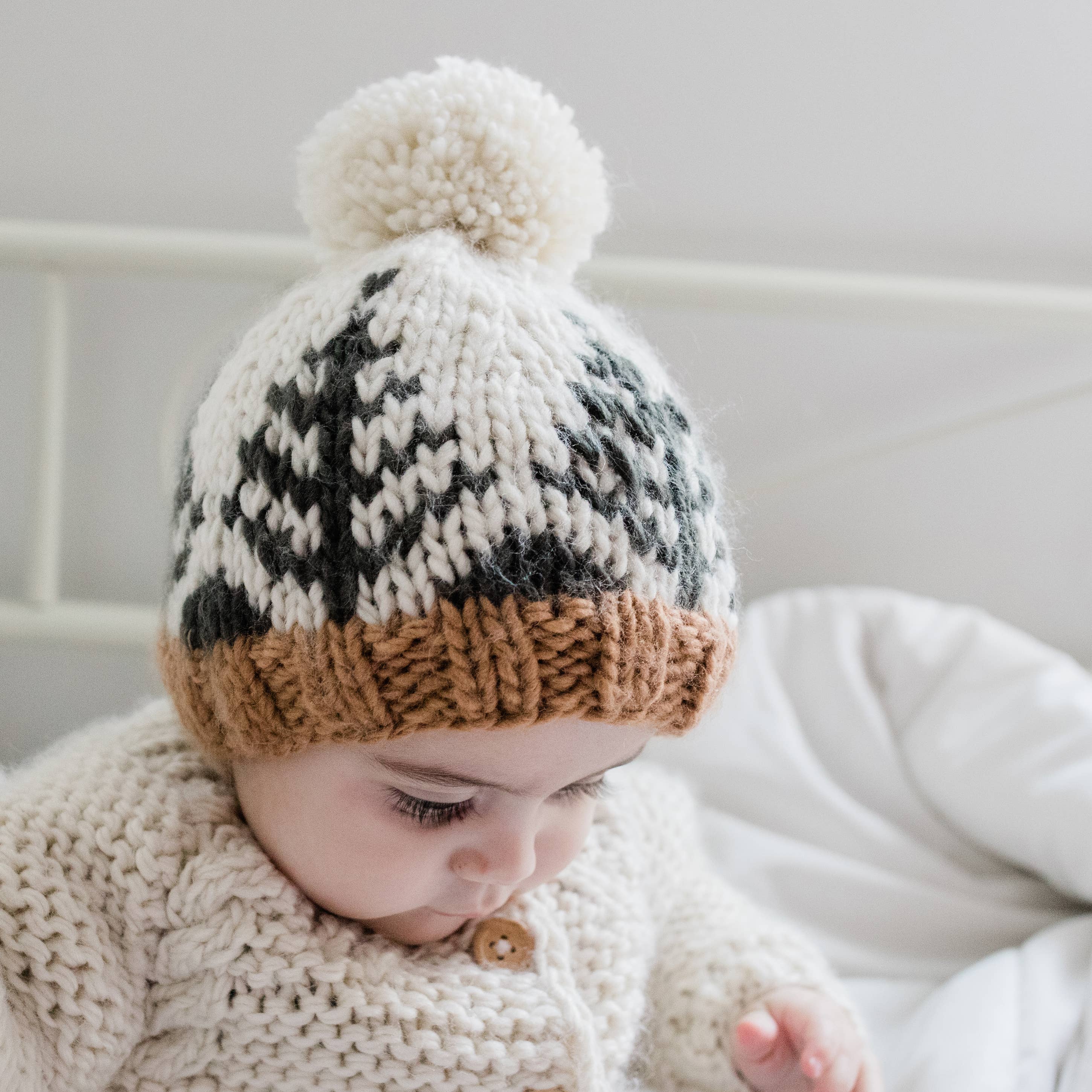 Huggalugs - Forest Knit Beanie Hat: L (2-6 years)
