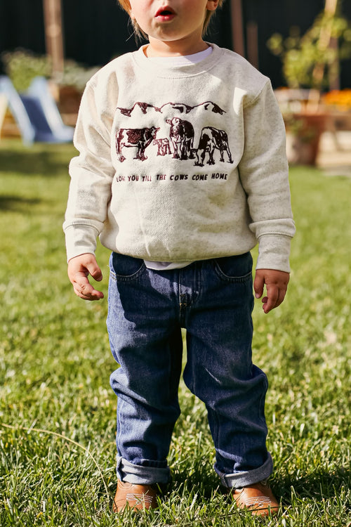 Cows Come Home Toddler+Kids Sweatshirt