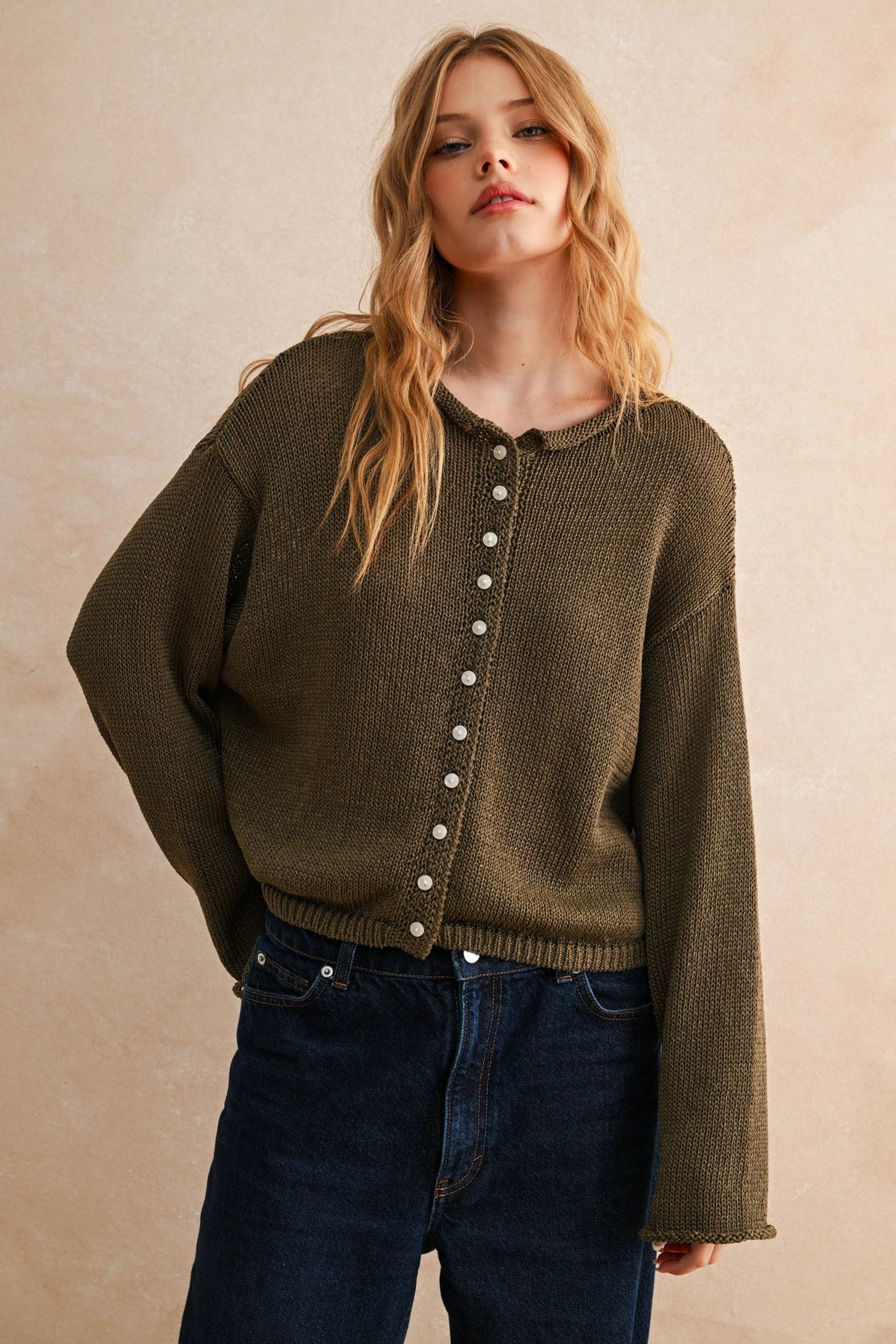 California Nights Sweater (Olive)