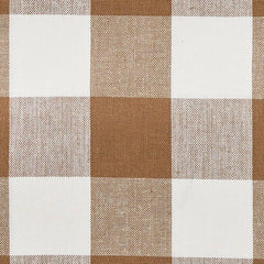Brown + Cream Gingham Placemats (set of 2)