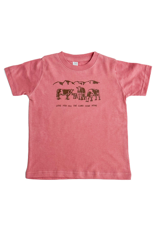 Cows Come Home Toddler + Kids Tee (Strawberry)