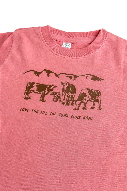 Cows Come Home Toddler + Kids Tee (Strawberry)