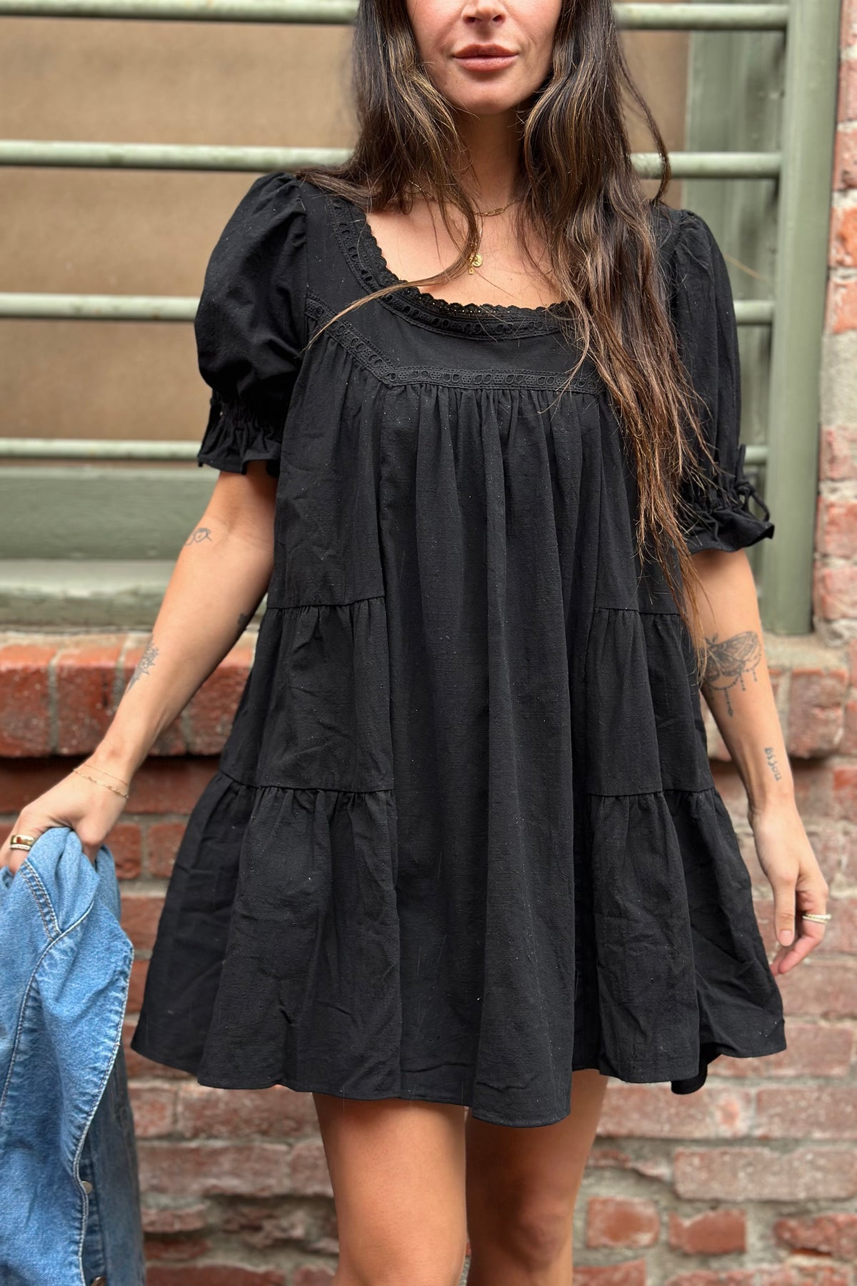 Falling for You Dress (Black)