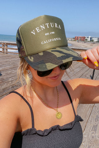 Ventura EST. 1782 Trucker Hat (Navy)