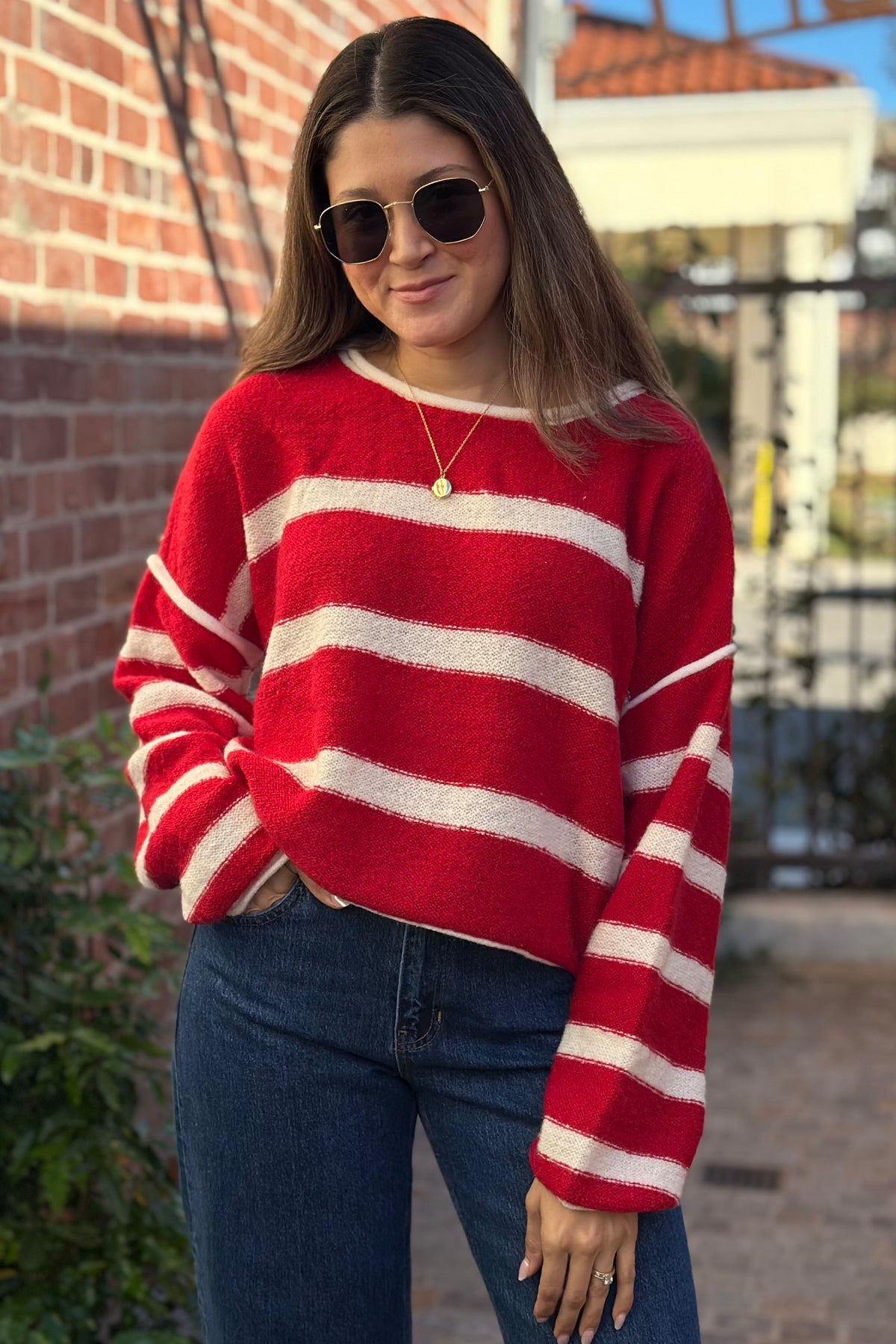 Soft Sunday Sweater (Red)