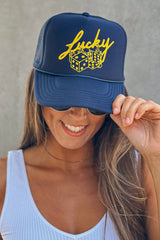 Lucky Roll Trucker Hat (Navy)