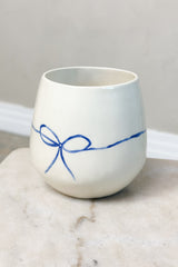 Blue Bows Wine Cup