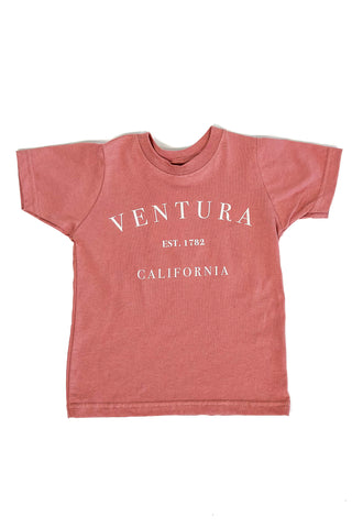 Ventura EST. 1782 Kids Tee (Rose)