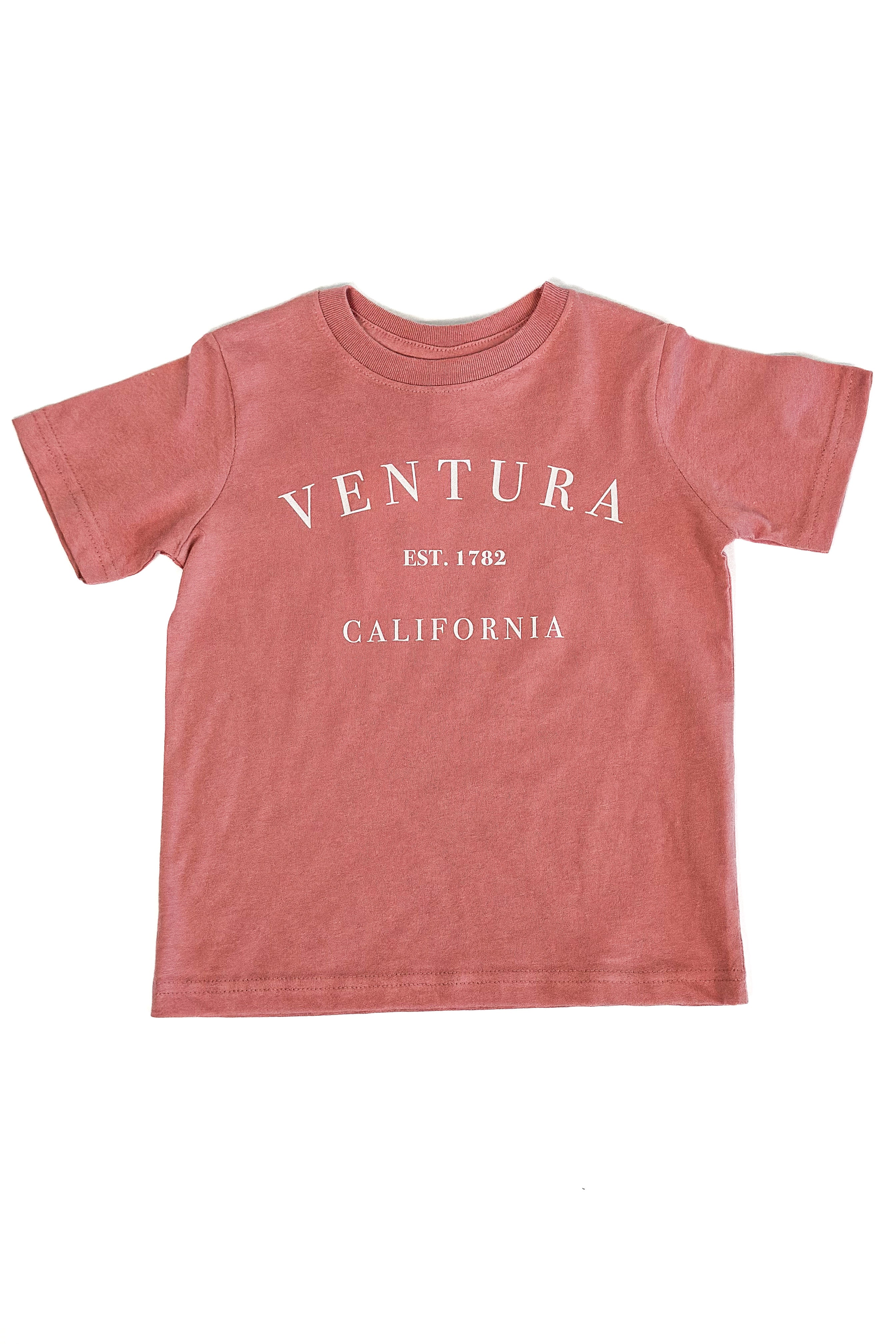 Ventura EST. 1782 Kids Tee (Rose)