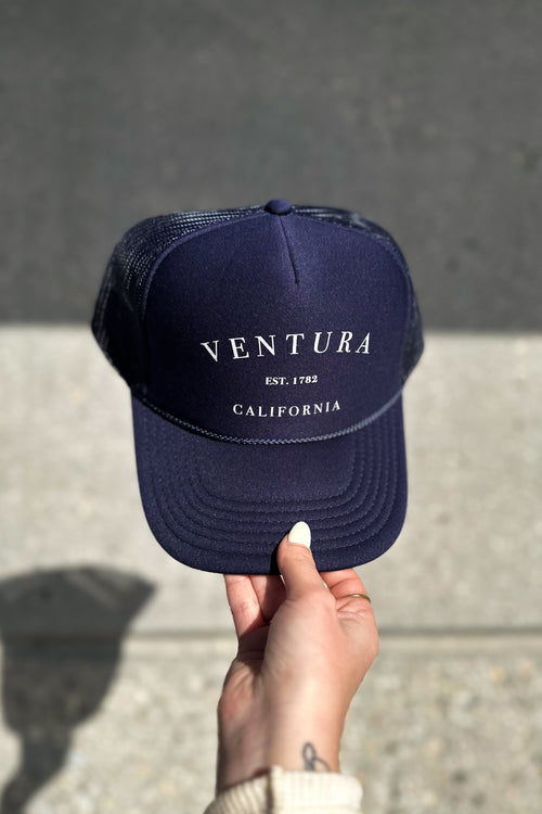 Ventura EST. 1782 Trucker Hat (Navy)