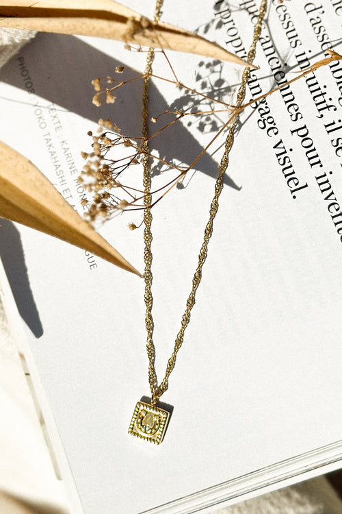 18k Gold Plated Horseshoe Necklace