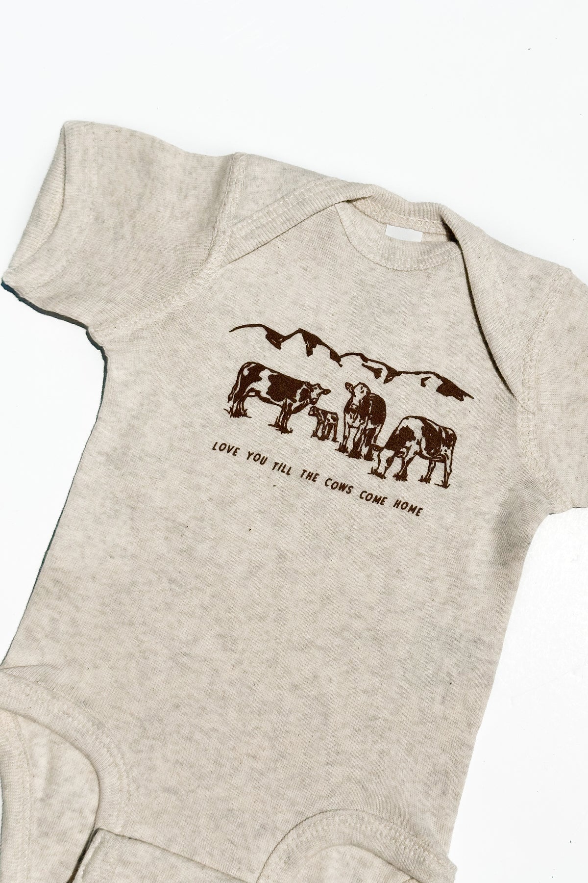 Cows Come Home Onesie (Oatmeal)