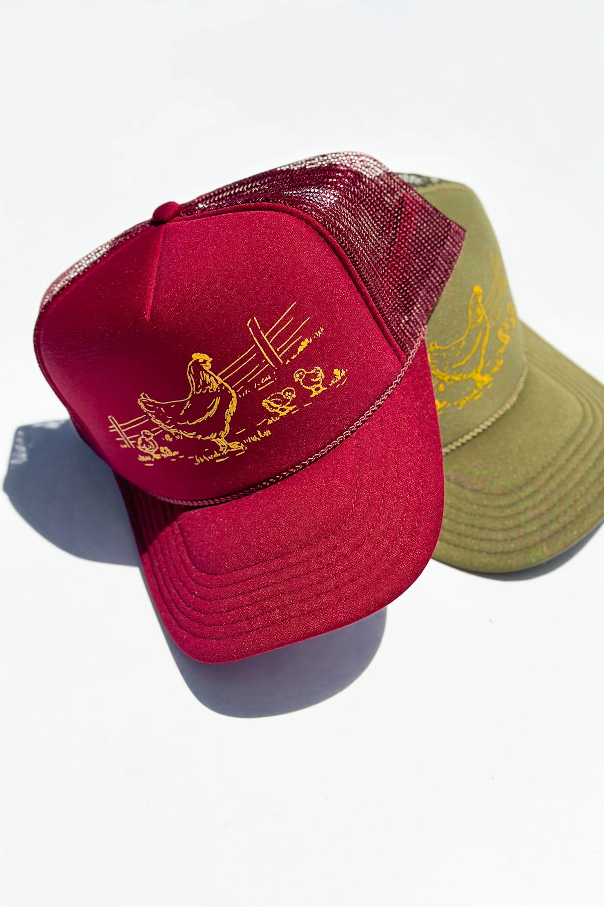 Good Egg Trucker Hat (Burgundy)