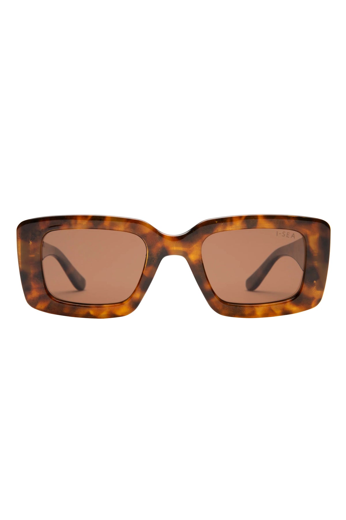 Brown/Tort sunglasses against a plain background.