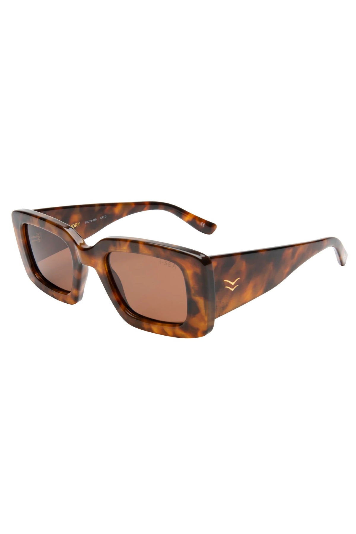 Brown/Tort sunglasses against a plain background.