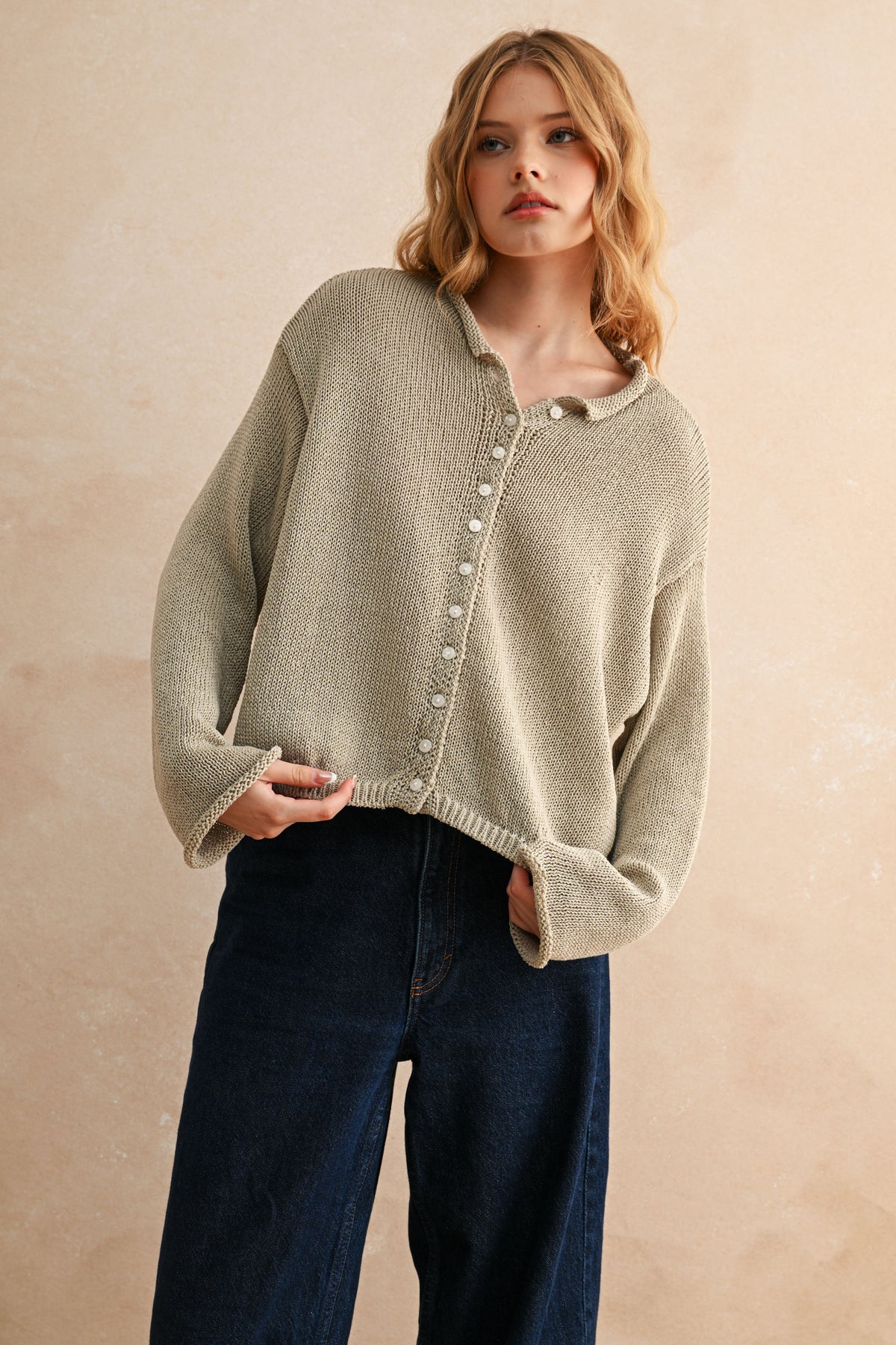 California Nights Sweater (Stone)
