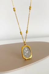 18k Gold Plated Rose Necklace