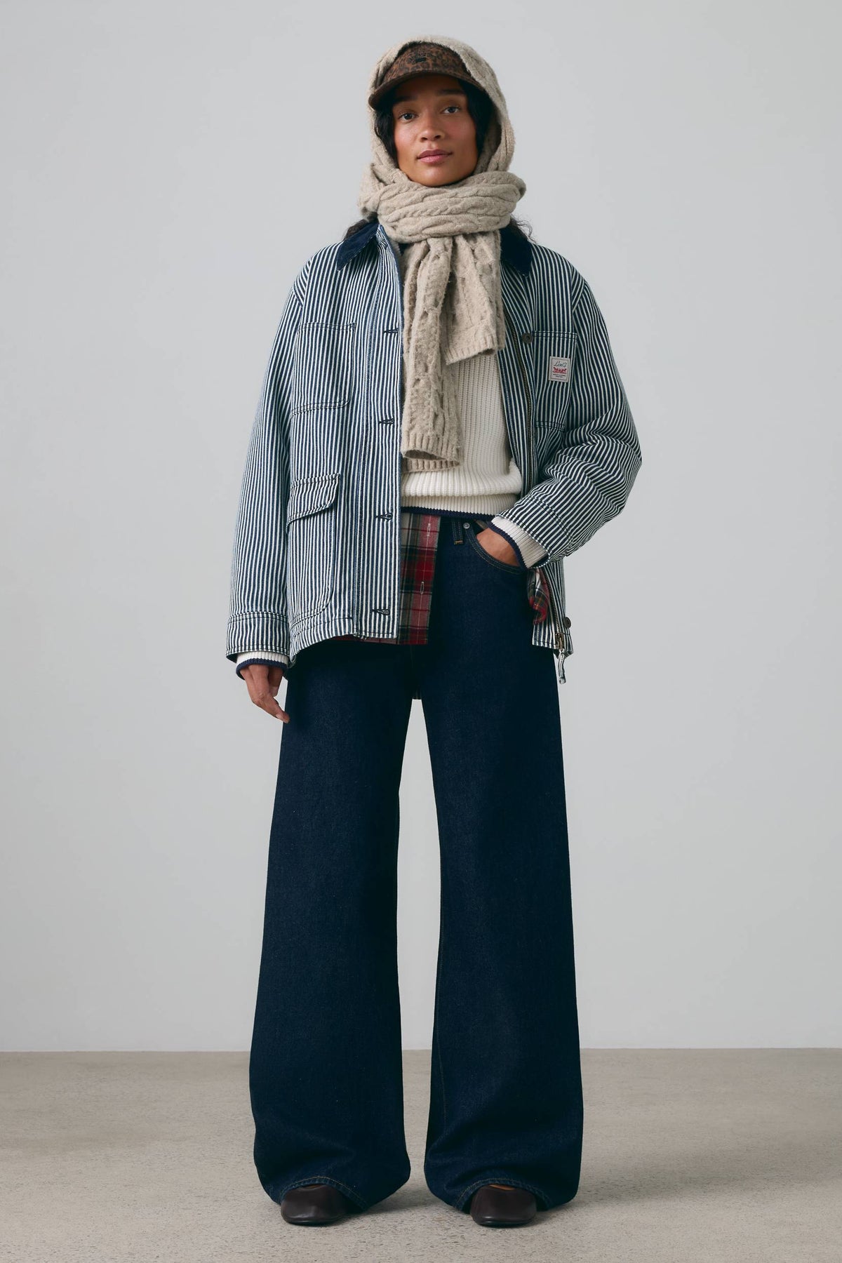 Levi's XL Baggy Straight Women's Jeans (Dark Wash)