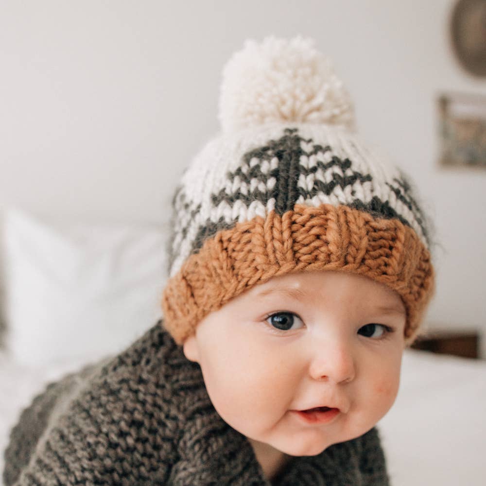 Huggalugs - Forest Knit Beanie Hat: S (0-6 months)