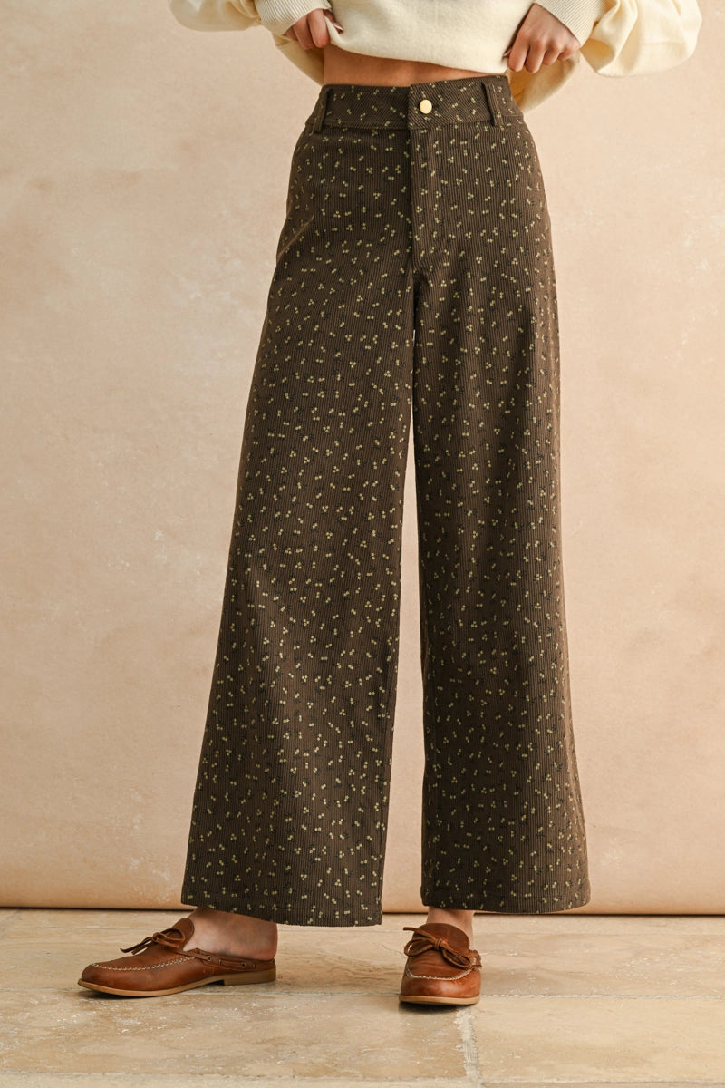 Cutie Courd Pants (Brown)