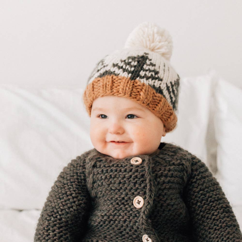 Huggalugs - Forest Knit Beanie Hat: M (6-24 months)