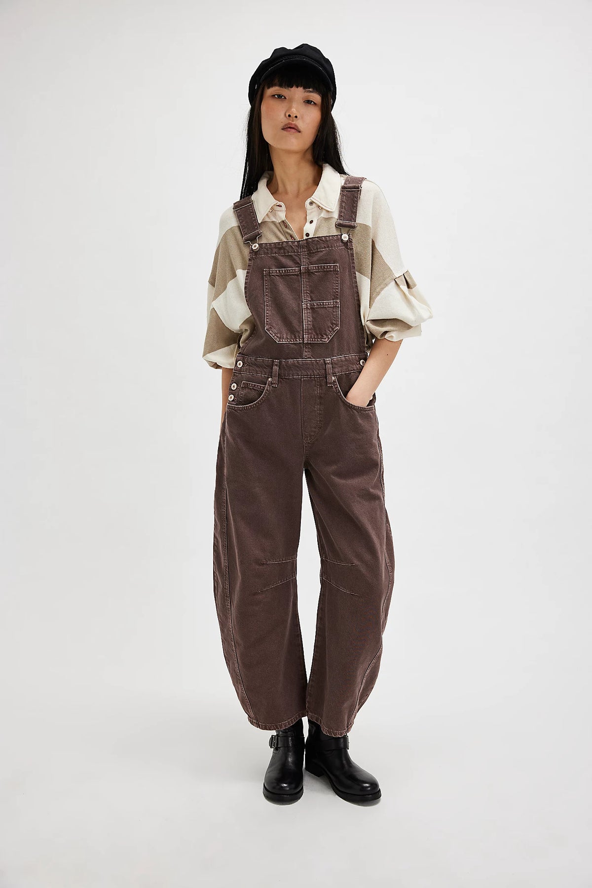Free People Good Luck Overalls